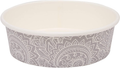Disposable Feeding Bowls for Pets | Gray Pattern Small Dog Bowls | 1.75 Cup Capacity - Ideal for Dry and Wet Food or Water (Single Pack)