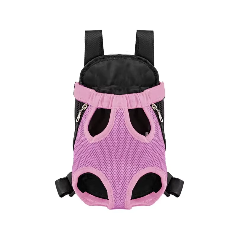 Double Shoulder Breathable Pet Carrier Backpack — Mesh Front for Small Dogs & Cats