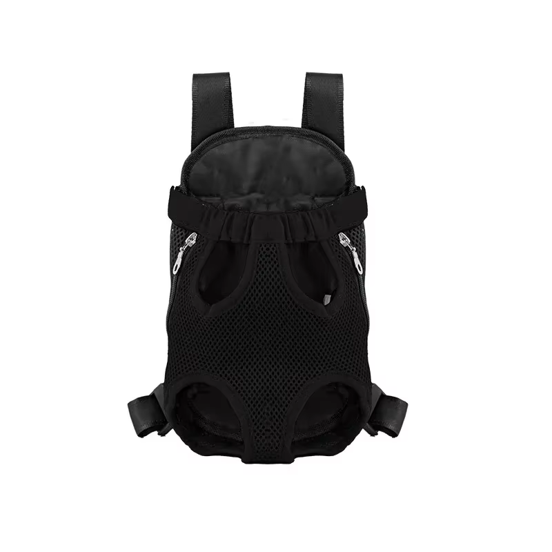 Double Shoulder Breathable Pet Carrier Backpack — Mesh Front for Small Dogs & Cats