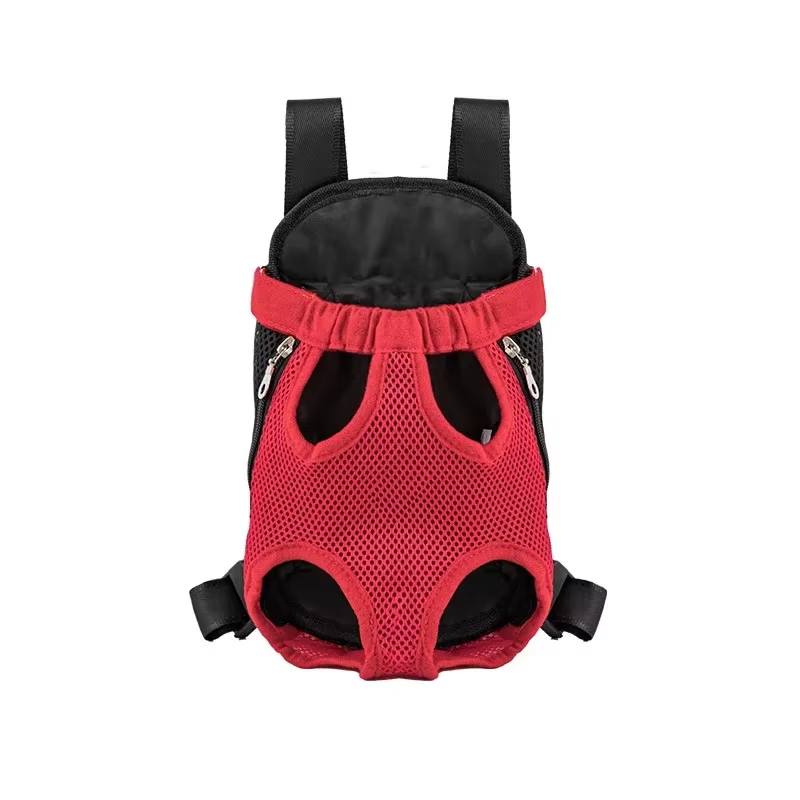 Double Shoulder Breathable Pet Carrier Backpack — Mesh Front for Small Dogs & Cats