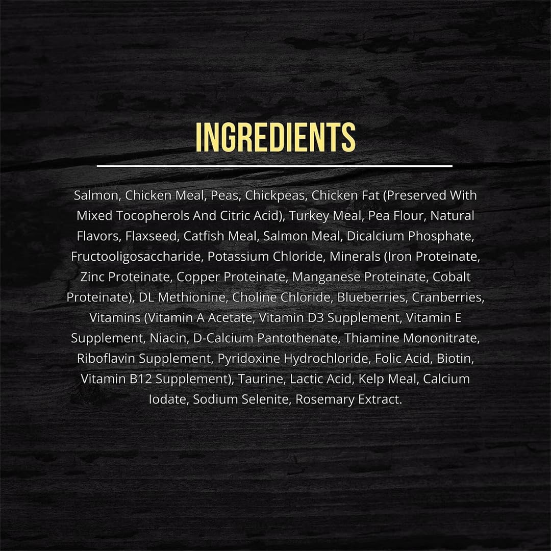 Grain-Free Dry Cat Food with Market Fresh Salmon & Chicken Meal Formula, 10 lb