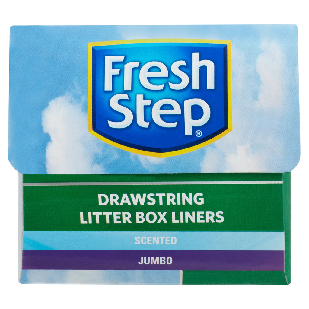Jumbo Scented Drawstring Litter Box Liners, 36" x 19", 7 Count