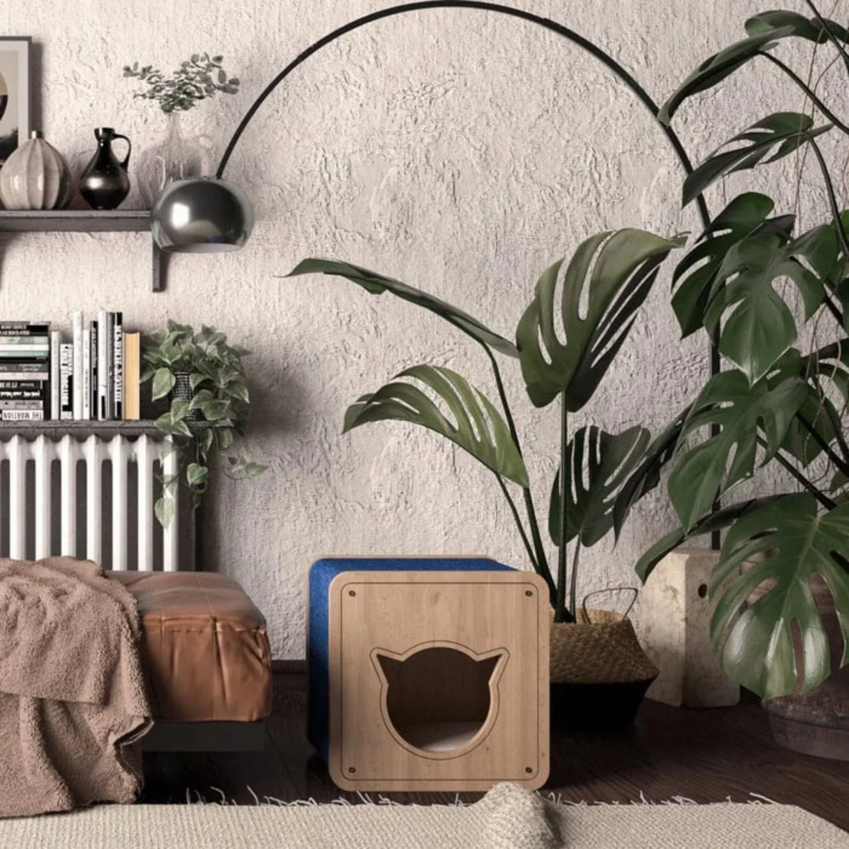 Kylo Cat Eco-Friendly Wooden Condo and Scratching Post - Stylish and Durable Design