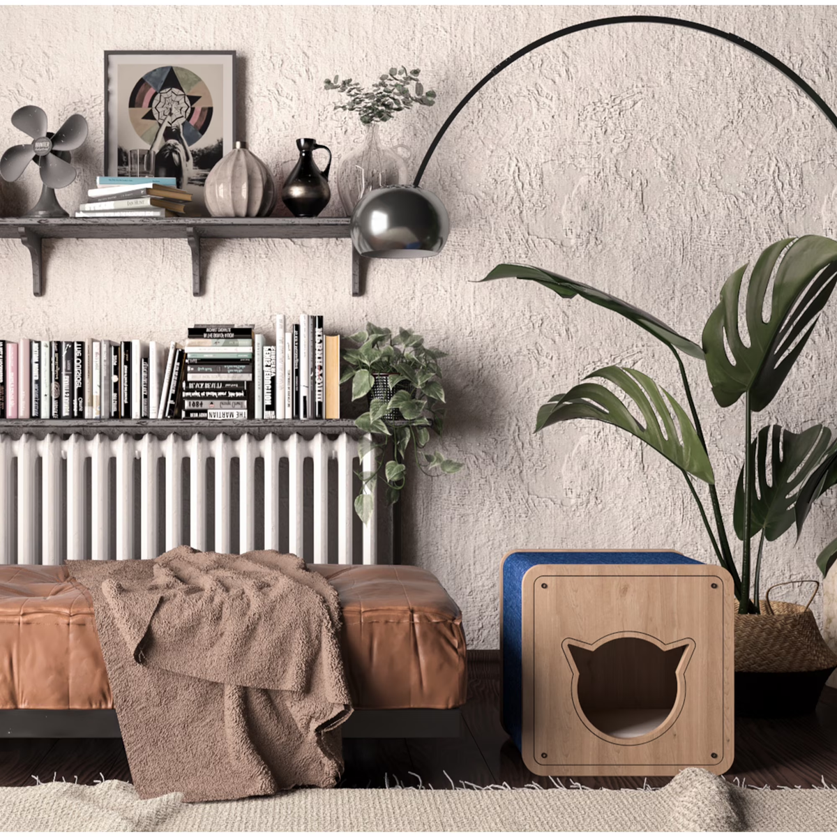 Kylo Cat Eco-Friendly Wooden Condo and Scratching Post - Stylish and Durable Design