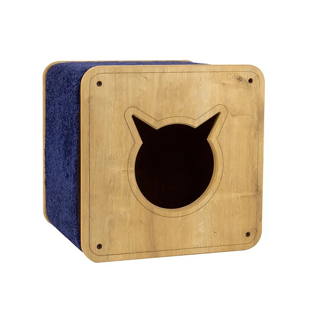 Kylo Cat Eco-Friendly Wooden Condo and Scratching Post - Stylish and Durable Design
