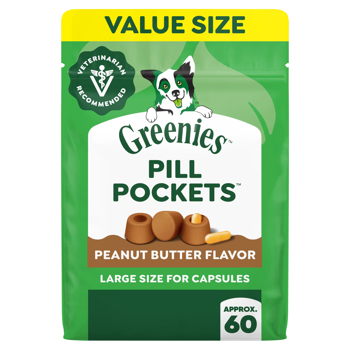 Large Dog Pill Pockets - Peanut Butter Flavor, 15.8 oz