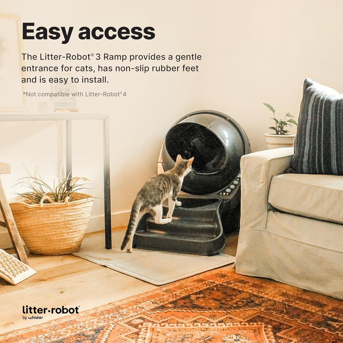 Litter-Robot 3 Grey Ramp