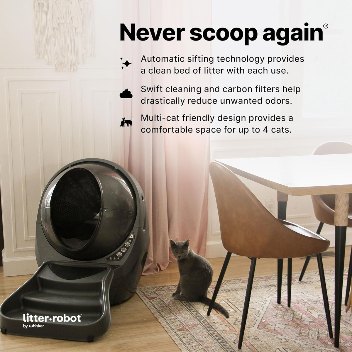 Litter-Robot 3 Grey Ramp