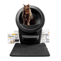 Litter-Robot 4 Core Bundle - Self-Cleaning Cat Litter Box with Accessories in Black
