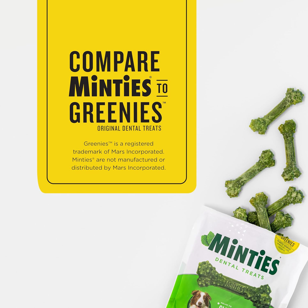 Mint Dental Chews for Medium Dogs (25-50 lbs) - 20 Count