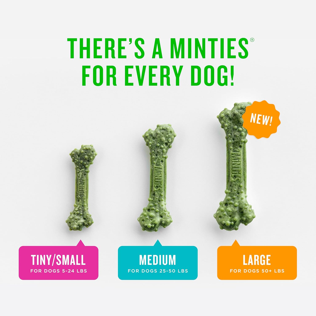 Mint Dental Chews for Medium Dogs (25-50 lbs) - 20 Count