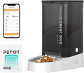 PETKIT Smart Automatic Pet Feeder with App Control, 3L Capacity, Triple Fresh-Lock System, Scheduled Feeding, Food Shortage Alert, Dual Power Options (AC & Battery) for Cats and Dogs