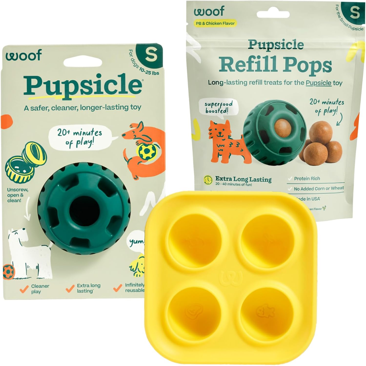 Premium Dog Treat Toy Starter Kit for Small Breeds (10-25 lbs)
