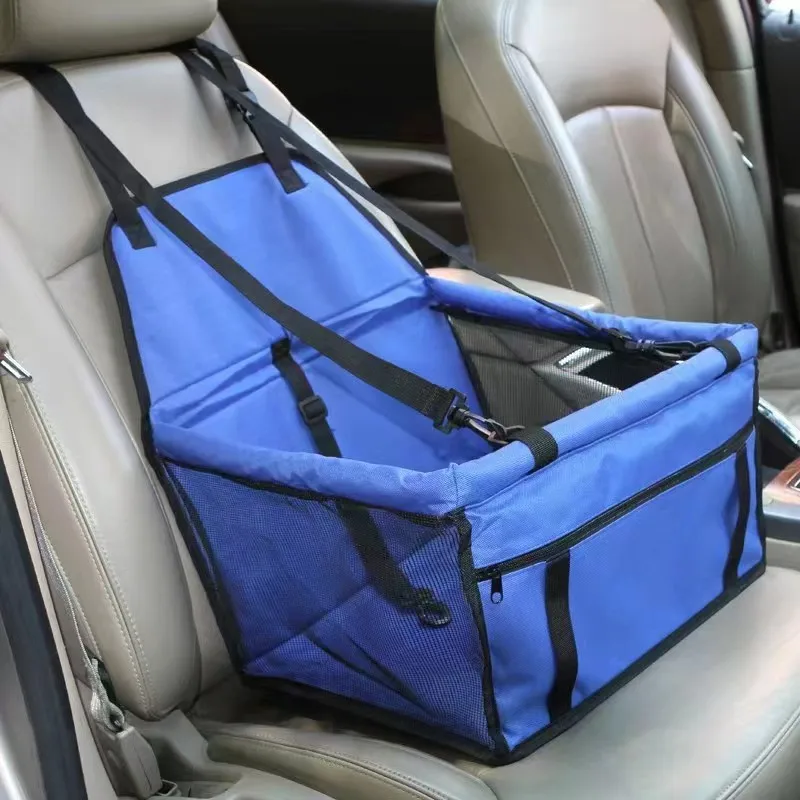 Foldable Dog Car Seat Cover & Booster Hammock — 600D Oxford, Stable & Portable | 7 Colors