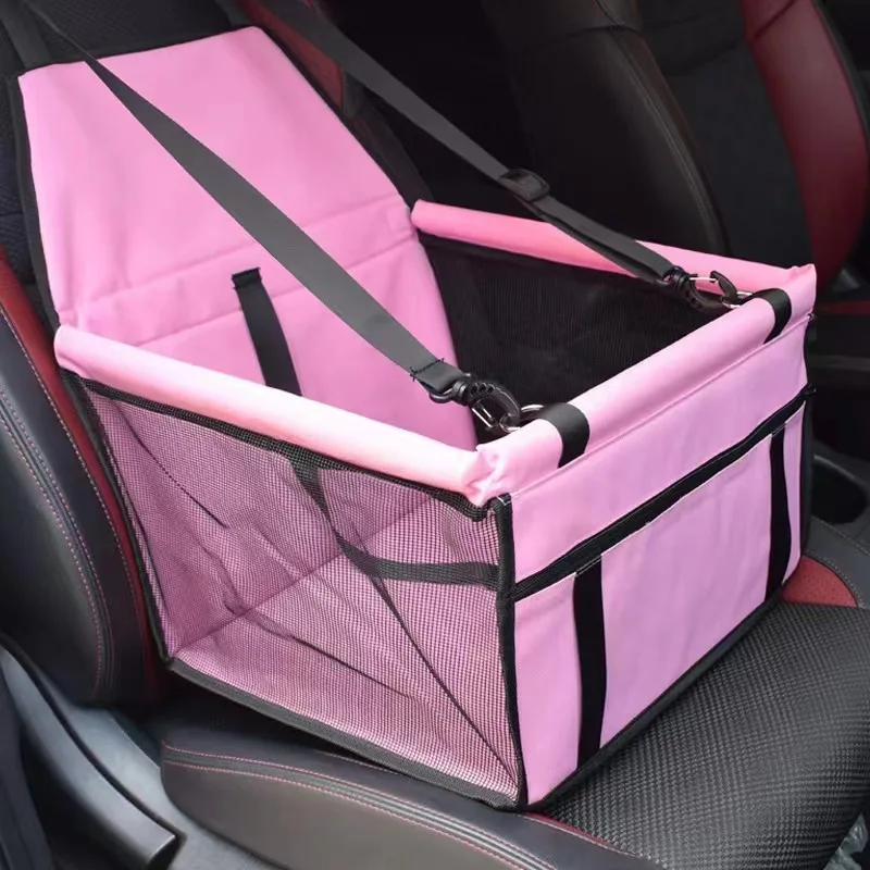 Foldable Dog Car Seat Cover & Booster Hammock — 600D Oxford, Stable & Portable | 7 Colors