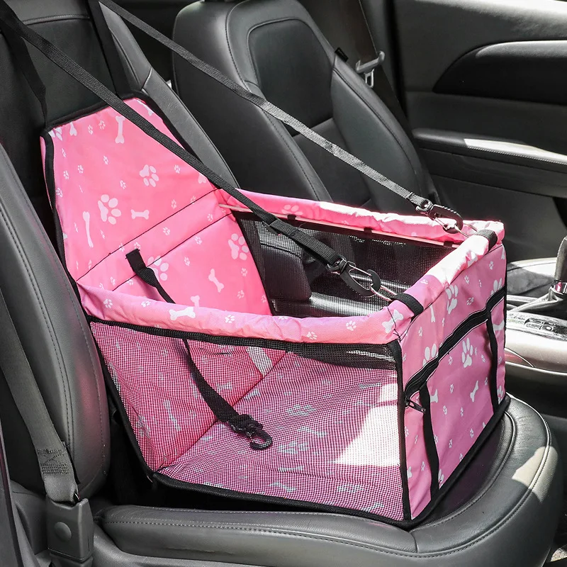 Foldable Dog Car Seat Cover & Booster Hammock — 600D Oxford, Stable & Portable | 7 Colors