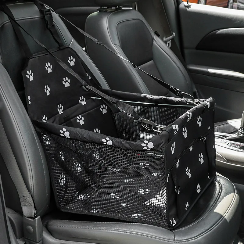 Foldable Dog Car Seat Cover & Booster Hammock — 600D Oxford, Stable & Portable | 7 Colors
