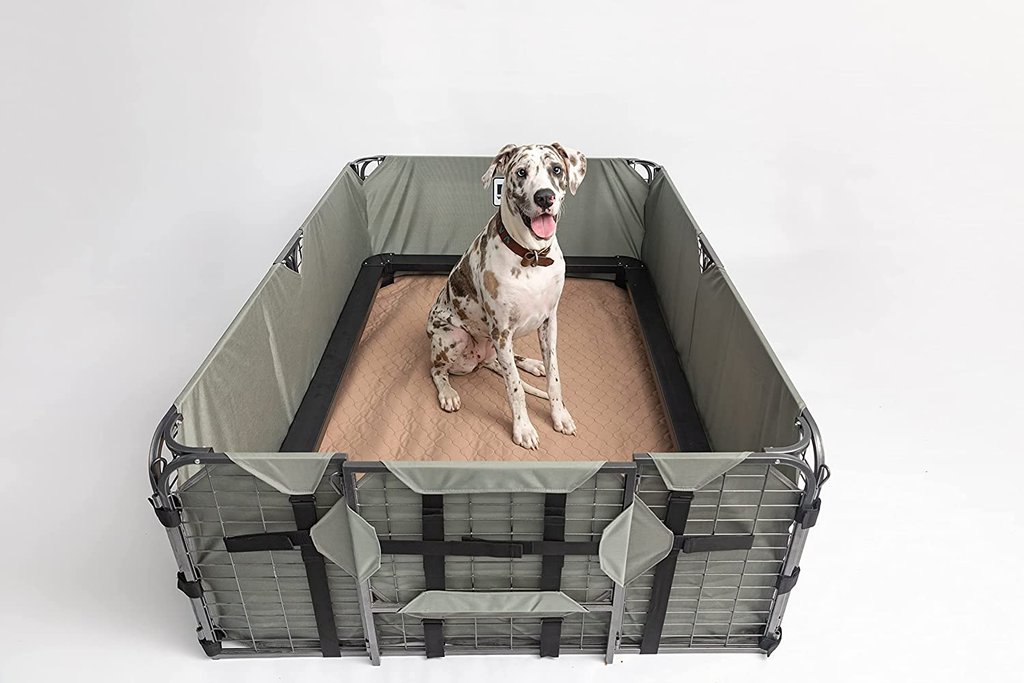 Reusable Waterproof Dog Pee Pad with Grommets, 41"x41", Single Pack