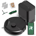 Roomba 105 13.2-Inch Robotic Vacuum with Smart Navigation and Auto-Empty Dock in Black