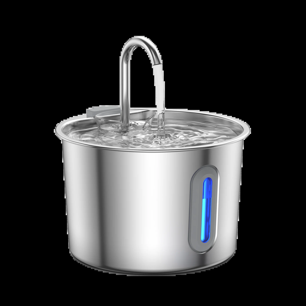 Stainless Steel Automatic Pet Water Fountain - 2.2L Ultra Quiet USB-Powered Drinking Solution for Cats and Dogs - Durable Indoor Use