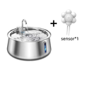 Stainless Steel Cat Fountain - 4L Automatic Pet Water Dispenser with Multi-Layer Filtration System