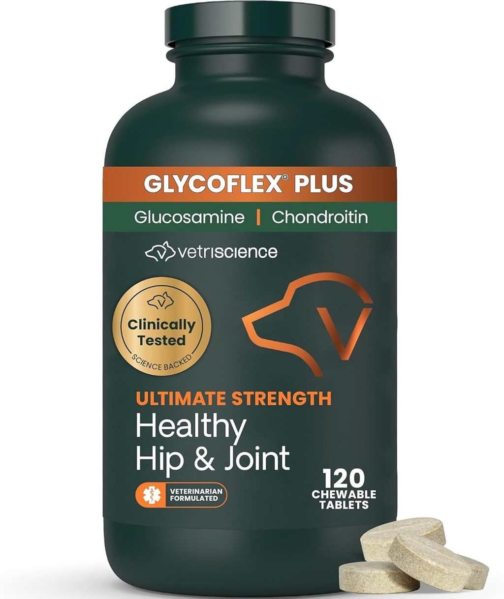 Ultimate Strength Hip and Joint Supplement for Dogs, 120 Tablets