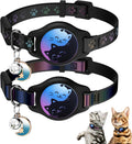 Breakaway Cat Collar with Apple AirTag Holder - 2 Pack