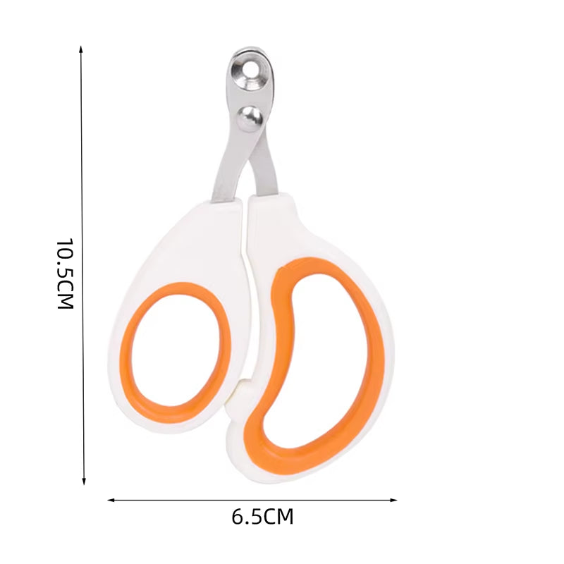 Professional Circular Hole Cat Nail Scissors and Dog Nail Clippers for Pet Grooming - Ideal for Small Dogs