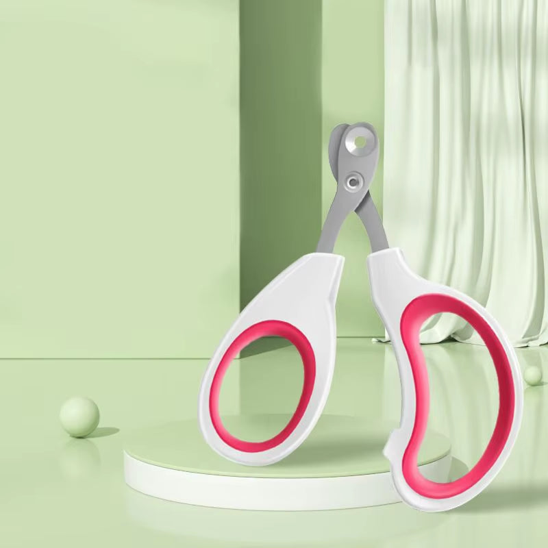 Professional Circular Hole Cat Nail Scissors and Dog Nail Clippers for Pet Grooming - Ideal for Small Dogs