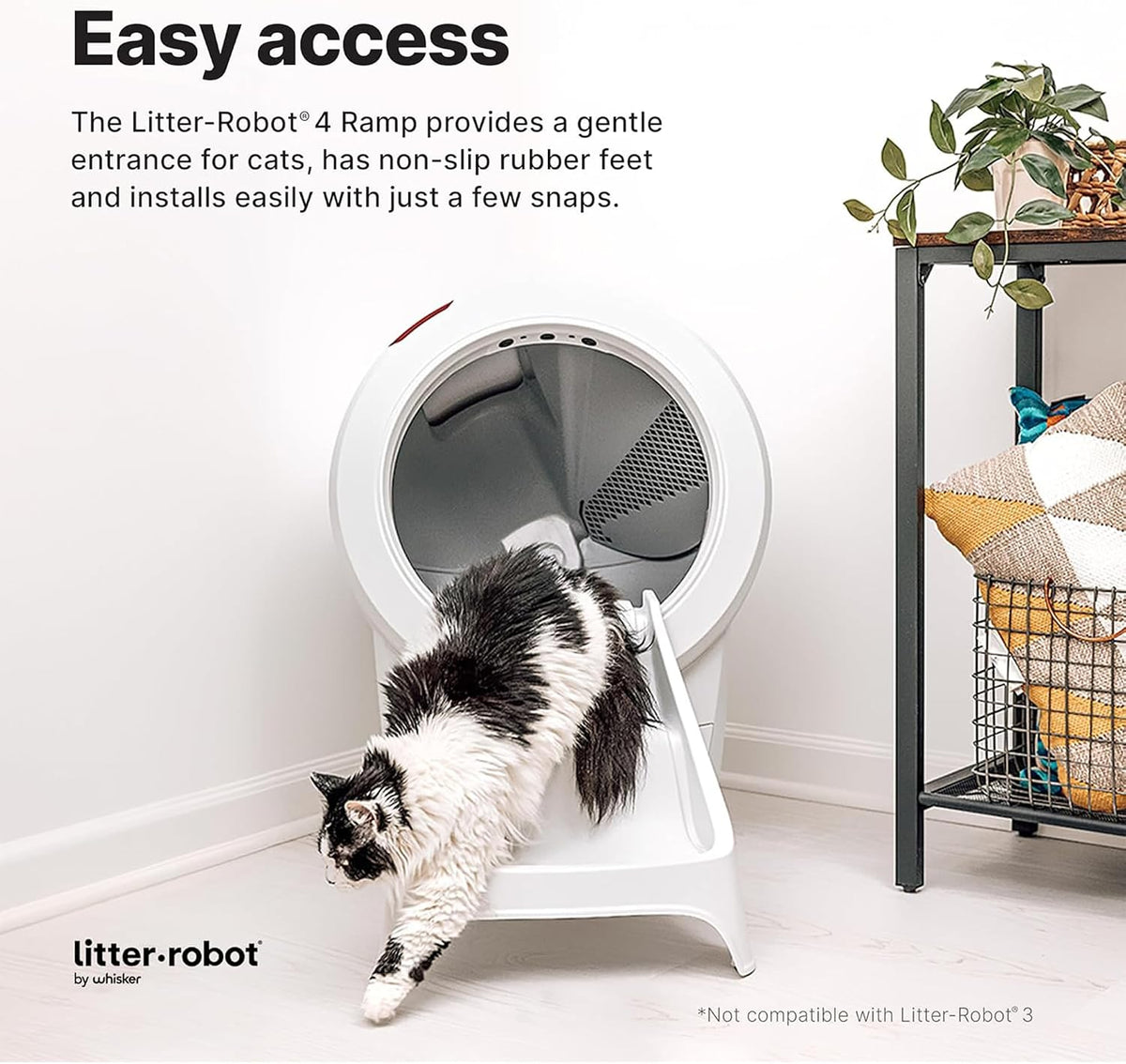 Litter-Robot 4 White Ramp
