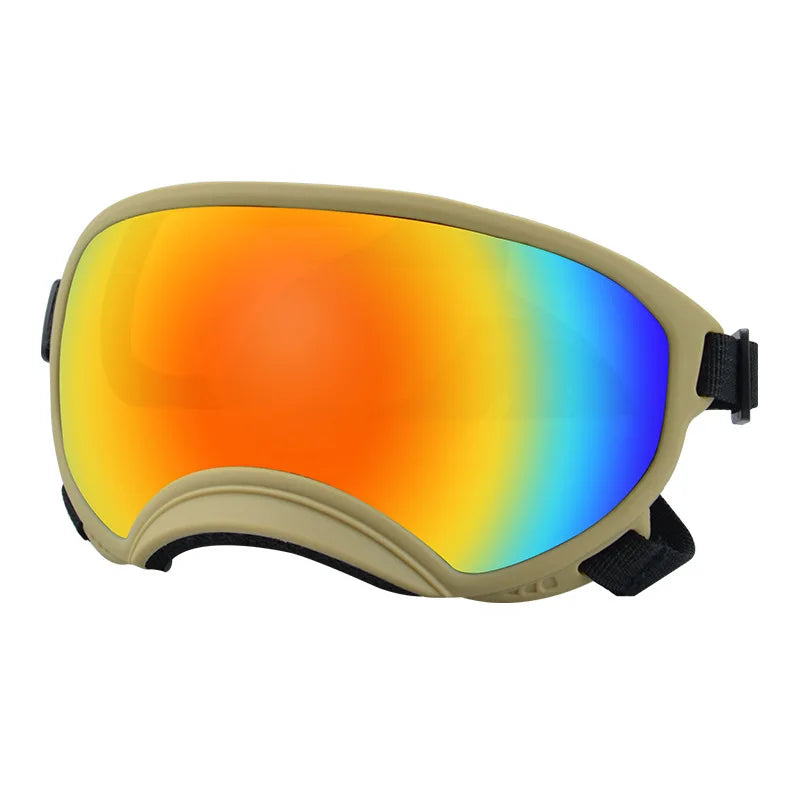 Dog Sunglasses with UV Protection and Adjustable Strap - Ski Goggles for Pets