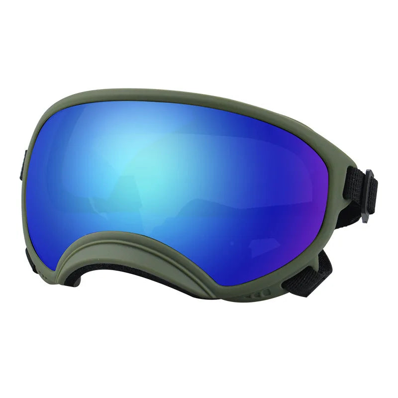 Dog Sunglasses with UV Protection and Adjustable Strap - Ski Goggles for Pets