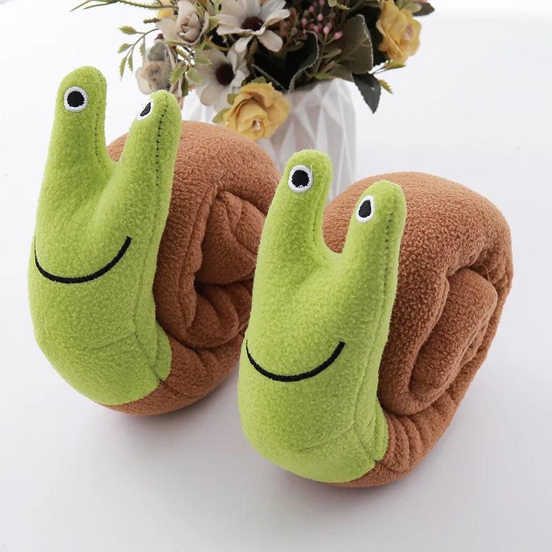 Snail-Shaped Interactive Pet Toys for Dogs and Cats - Odor-Absorbing Food Mat Training Puzzles for Engaging Sniffing Play