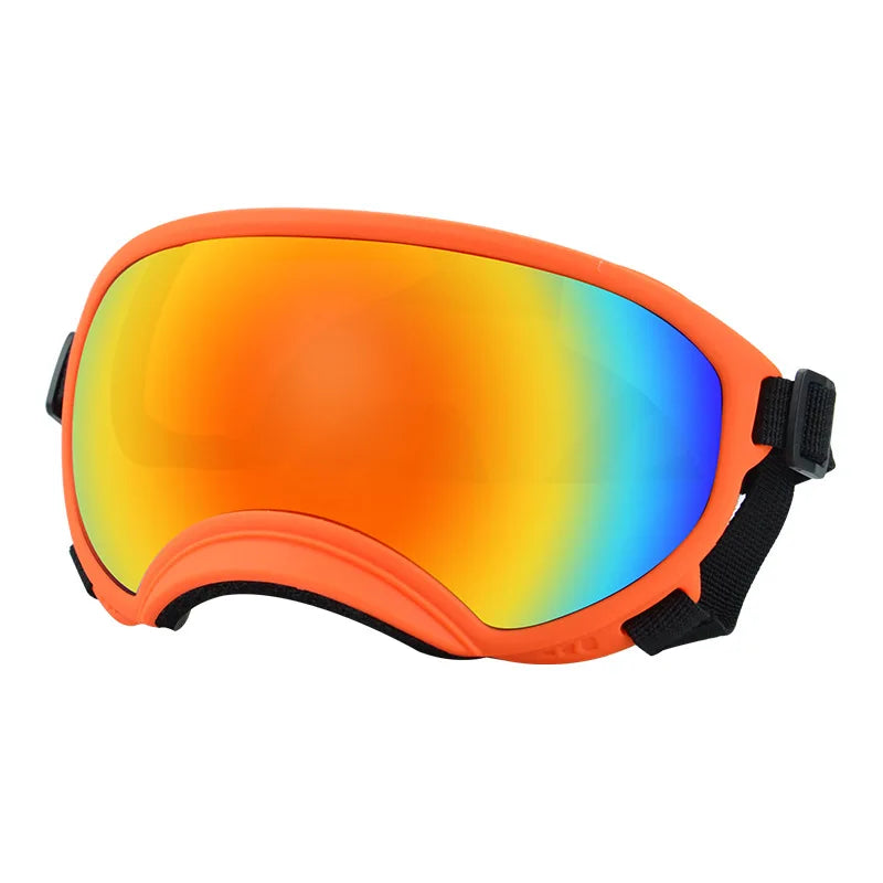 Dog Sunglasses with UV Protection and Adjustable Strap - Ski Goggles for Pets