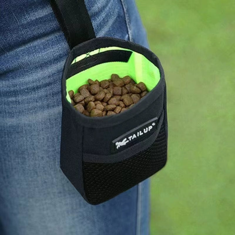 Outdoor Portable Dog Training Snack Bag - Durable, Large Capacity Waist Bag for Pets with Strong Wear Resistance