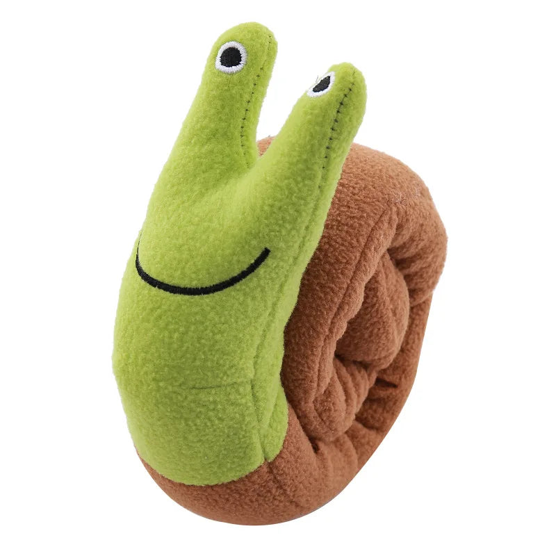 Snail-Shaped Interactive Pet Toys for Dogs and Cats - Odor-Absorbing Food Mat Training Puzzles for Engaging Sniffing Play