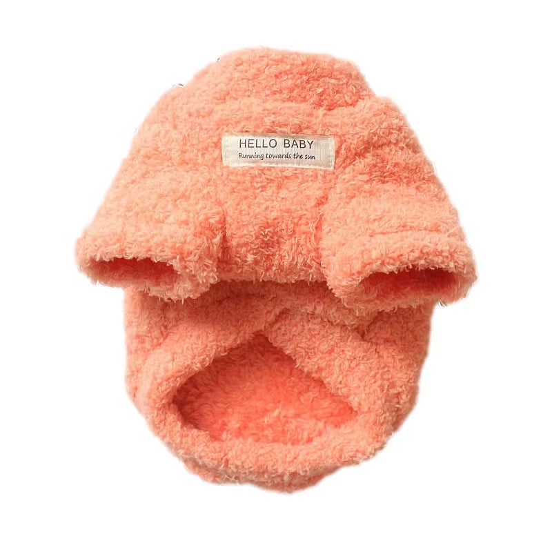 Premium Winter Plush Dog Sweater - Soft Jacket for Small to Medium Dogs and Cats, Ideal for Chihuahuas and Teddy Breeds