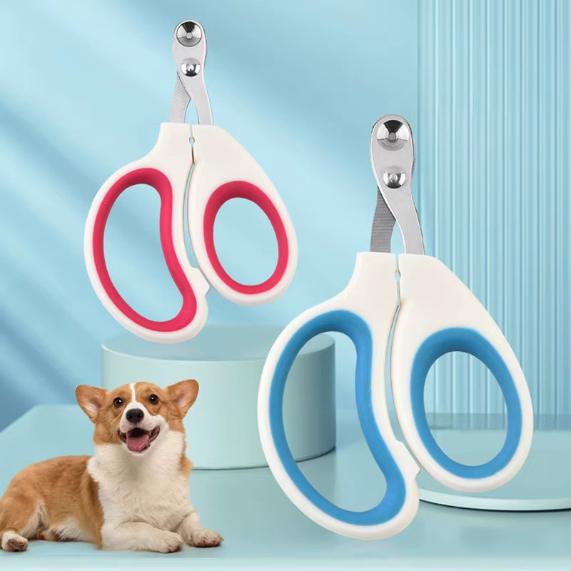 Professional Circular Hole Cat Nail Scissors and Dog Nail Clippers for Pet Grooming - Ideal for Small Dogs
