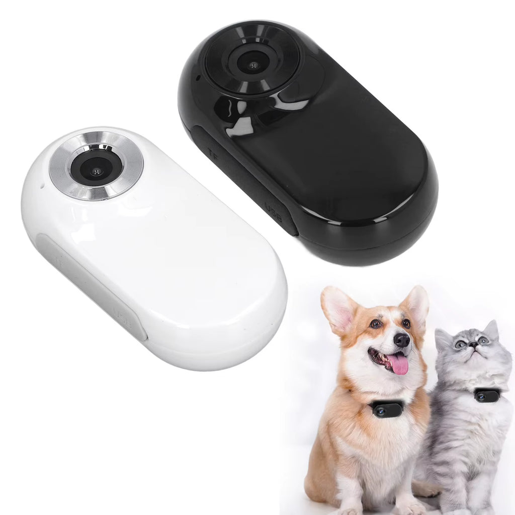 Pet Collar Camera with 120° Lens, OTG Connection, Adjustable Magnetic Design for Outdoor Use - Ideal for Dogs and Cats