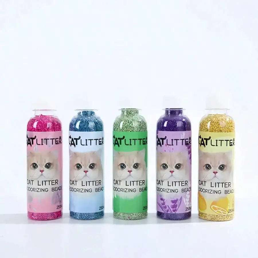 Natural Plant-Based Cat Litter Deodorizer Beads for a Clean and Fragrant Pet Environment