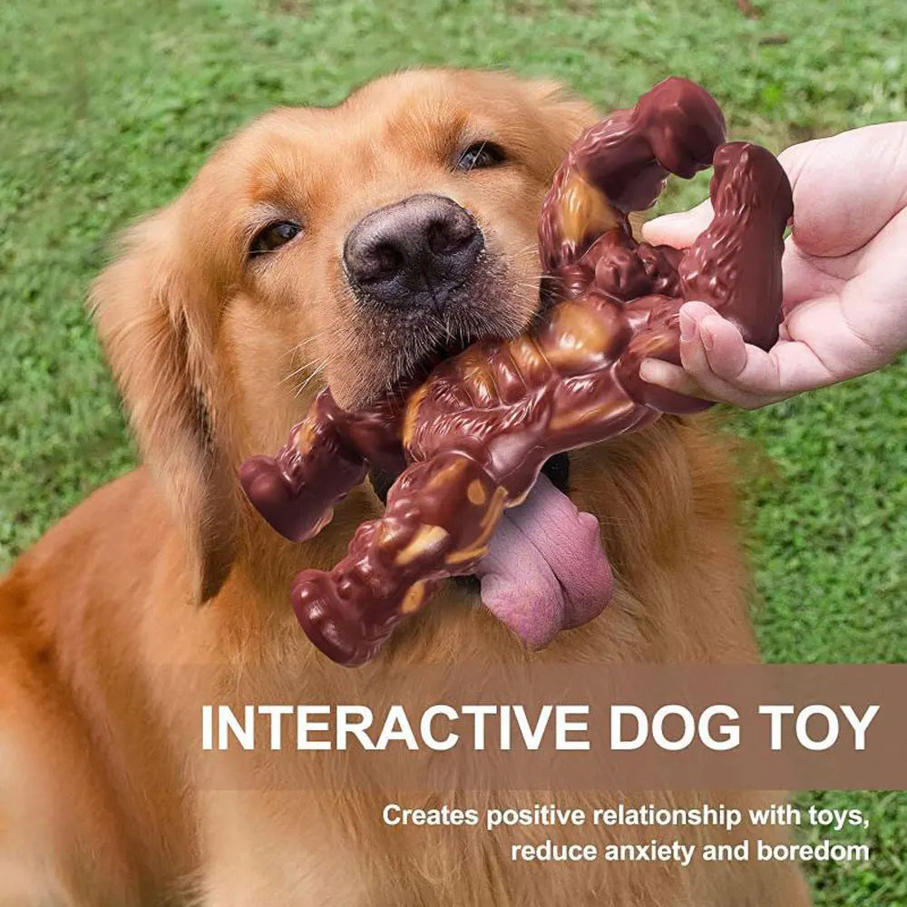 Indestructible Gorilla Dog Chew Toys for Aggressive Chewers - Durable Chewing Stick for Large Dogs