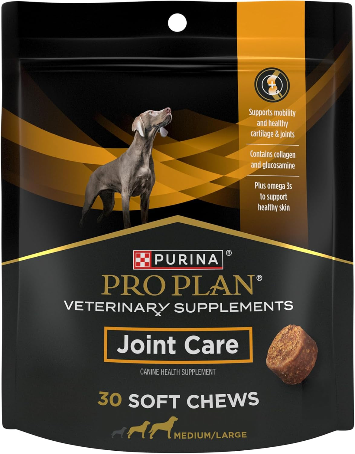 Purina Pro Plan Joint Care Supplements for Large Breed Dogs, 30 Count