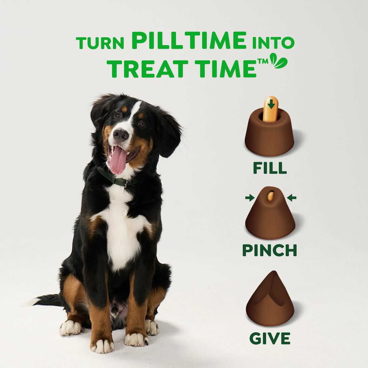 Natural Soft Dog Treats in Capsule Size with Hickory Smoke Flavor - 7.9 oz Pack (30 Treats)