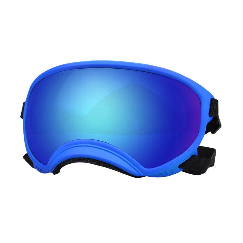 Dog Sunglasses with UV Protection and Adjustable Strap - Ski Goggles for Pets